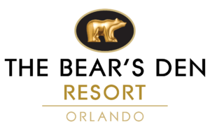The Bear’s Den Resort Orlando logo.