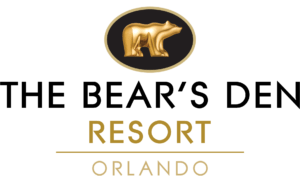 The Bear’s Den Resort Orlando logo.