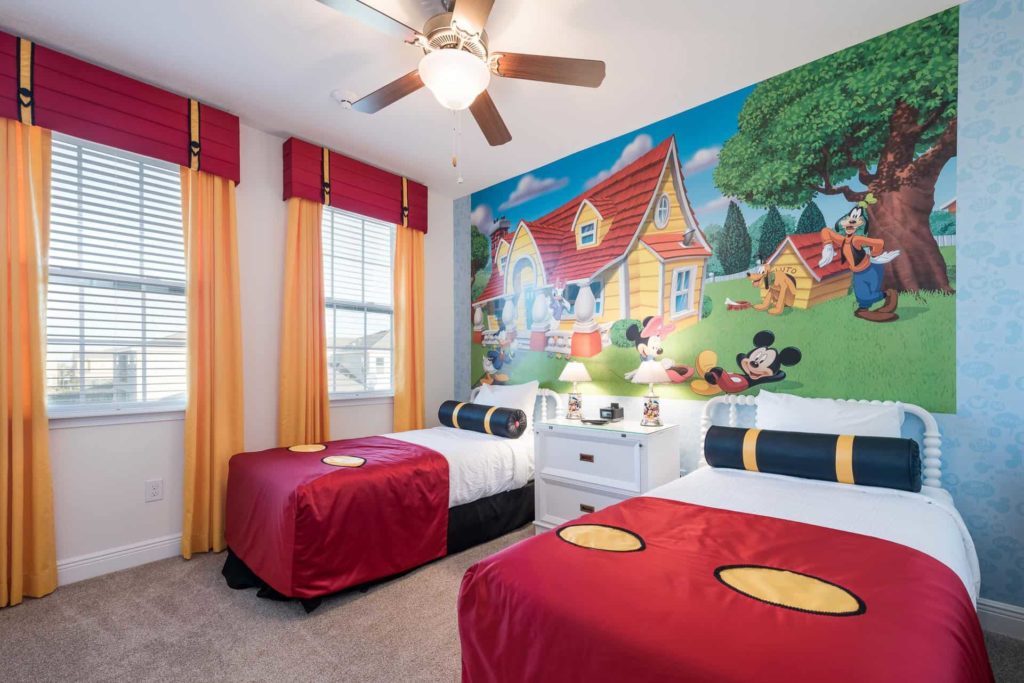 Disney themed bedroom in an Encore Resort home.