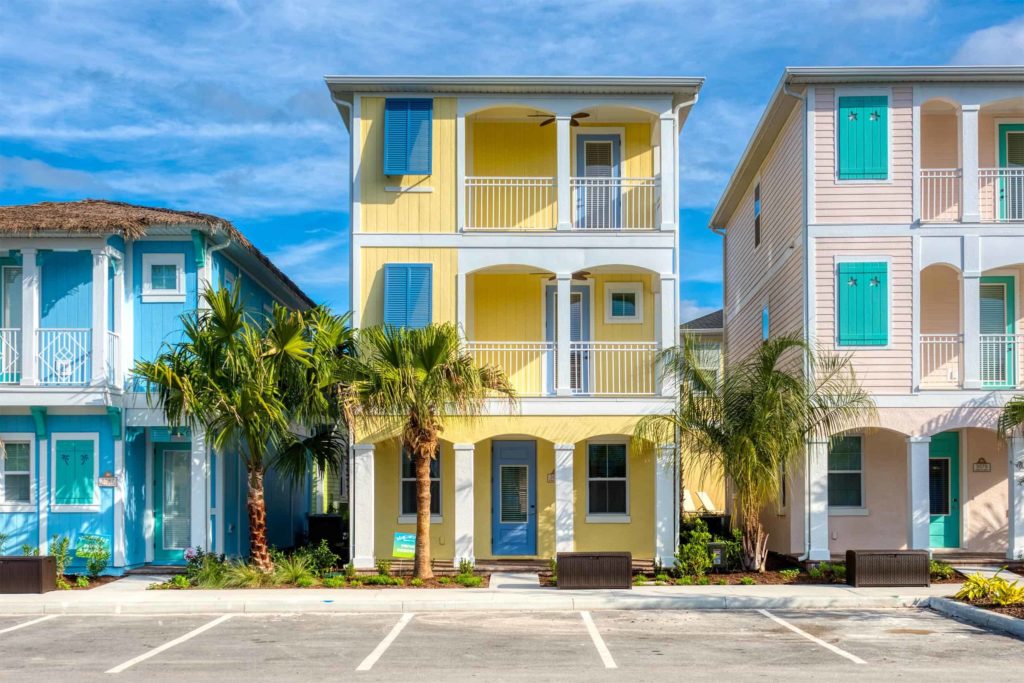 Margaritaville Resort Orlando private cottage with double level balconies