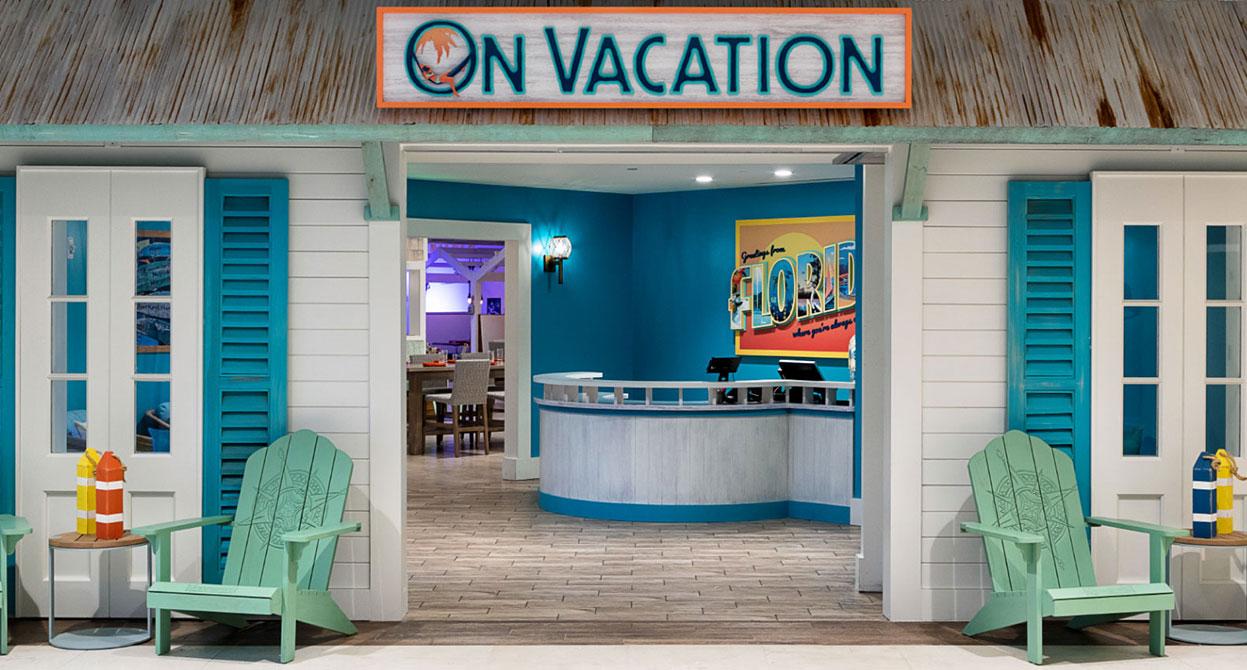 On Vacation restaurant at Margaritaville Resort Orlando.