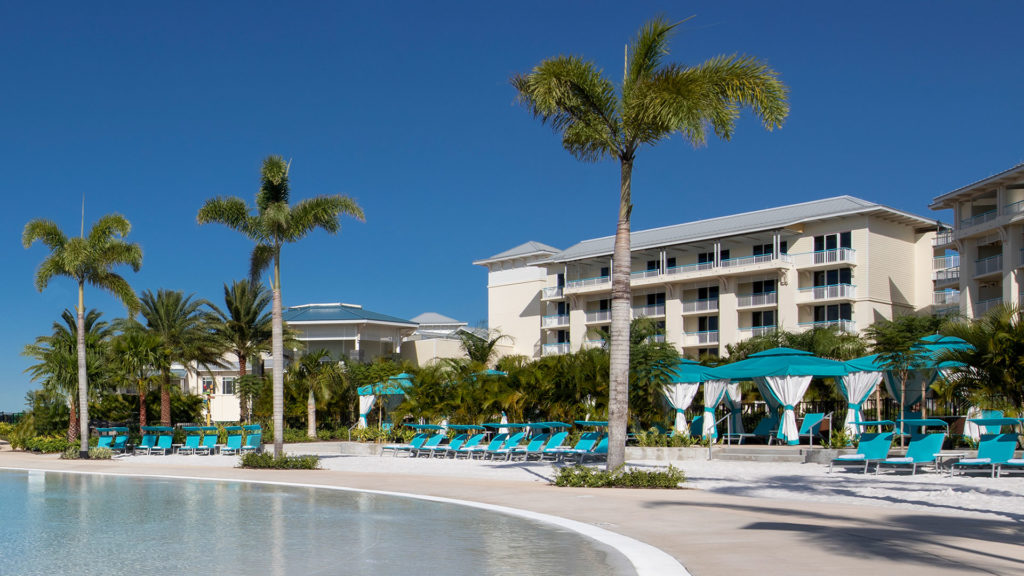 Fins Up Beach Club pool at Margaritaville Resort Orlando.