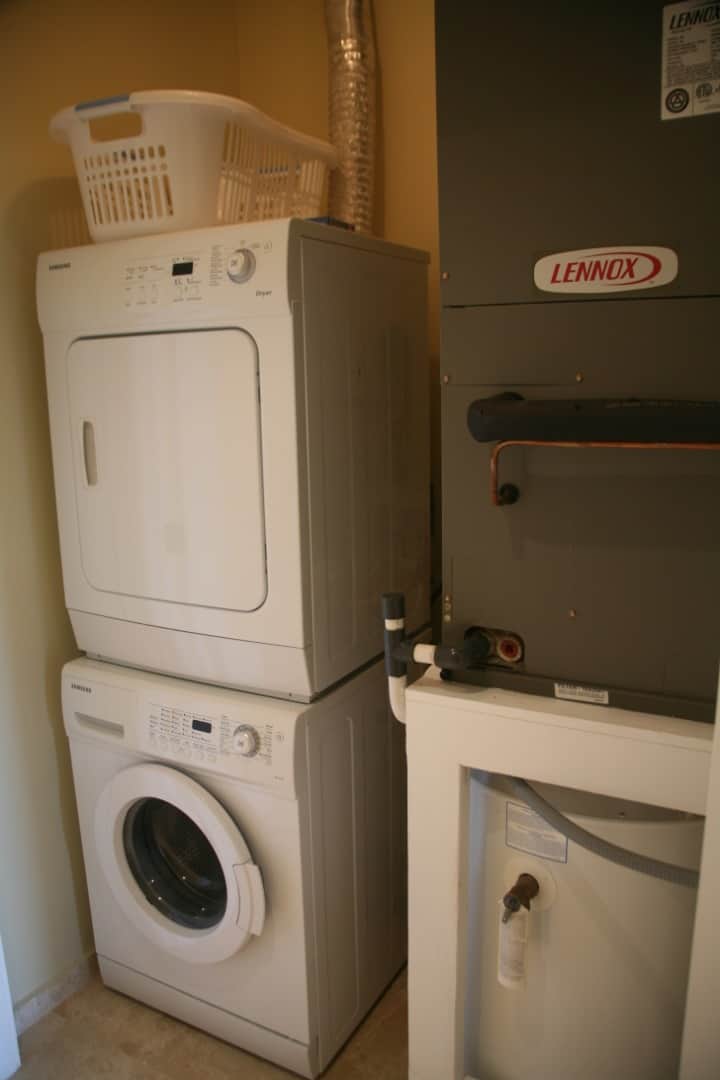 Lavadora y secadora en la unidad: Suite de 1 habitaciones en The Atrium Resort