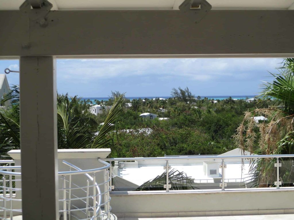 Balcony with beach view: 4 Bedroom Penthouse at The Atrium Resort