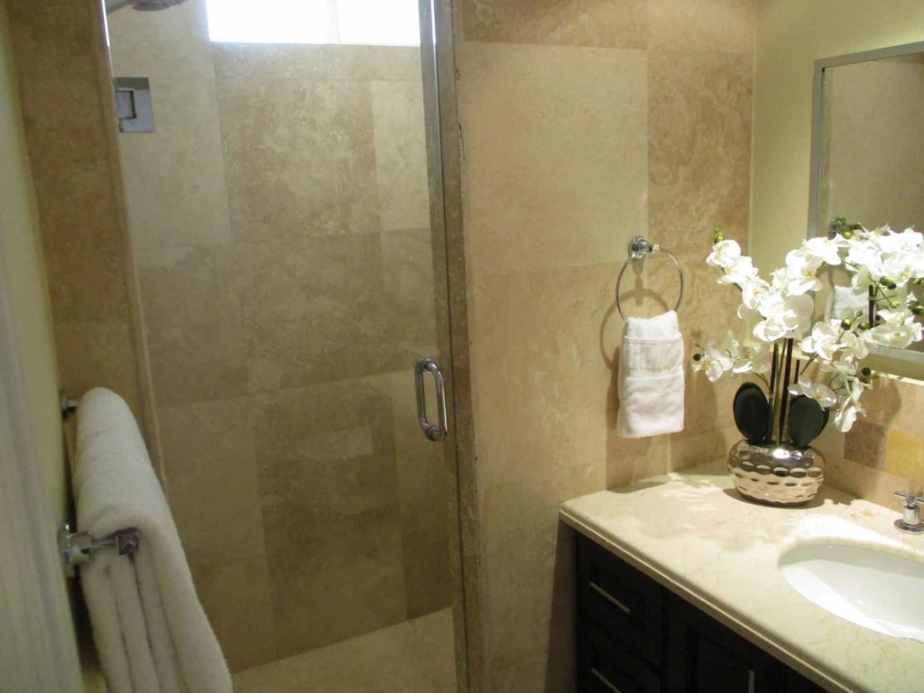 Bathroom with standing shower: 4 Bedroom Penthouse at The Atrium Resort