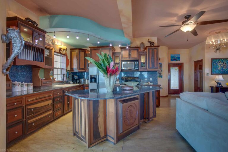 Luxury Seafront Premier Villa expansive full kitchen