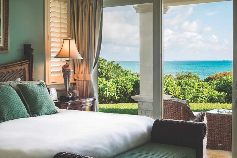 Two Bedroom Villa king bedroom with ocean view