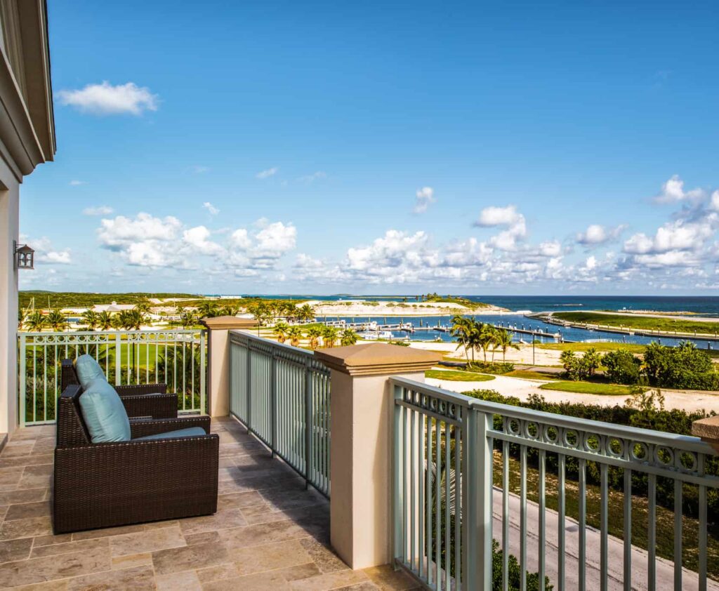 Four Bedroom Penthouse outdoor balcony with ocean view