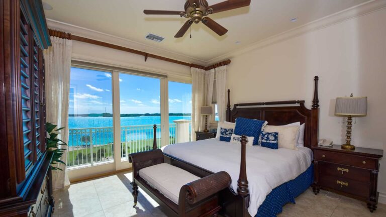 Four Bedroom Penthouse master bedroom with ocean view