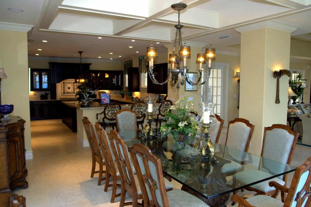 Four Bedroom Penthouse spacious dining room