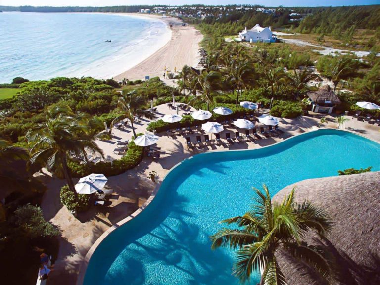Bird’s Eye View Of A Private Pool At Grand Isle Resort.