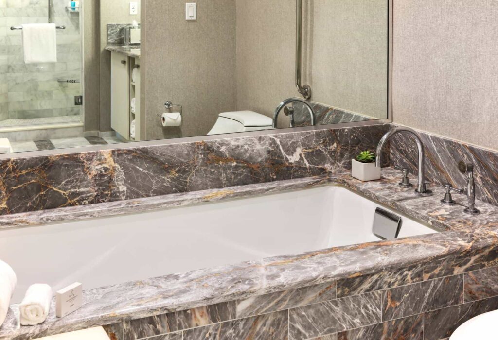 Conrad Ford Lauderdale suite bathroom marble sink