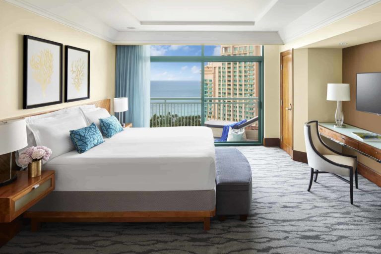 Habitación The Reef de 1 dormitorio con vista al mar