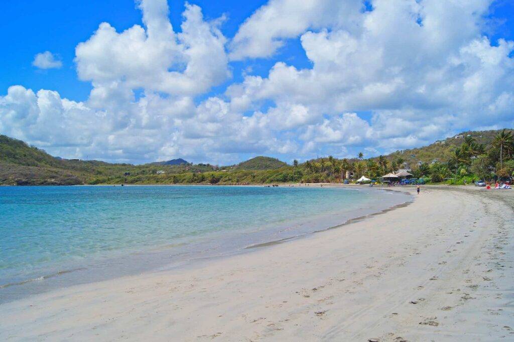 Beach view from the Cap Cove Resort