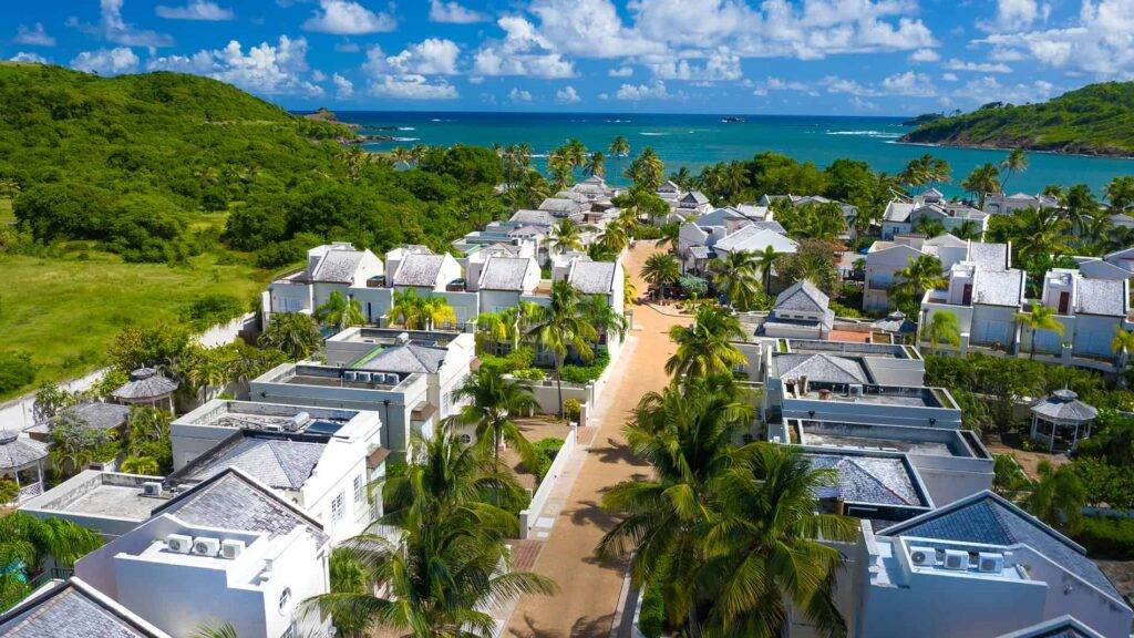 Aerial view of Cap Cove Resort