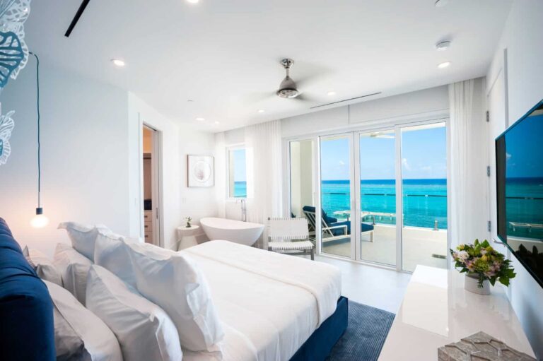 One Bedroom Residence with ocean view at Rum Point Club.