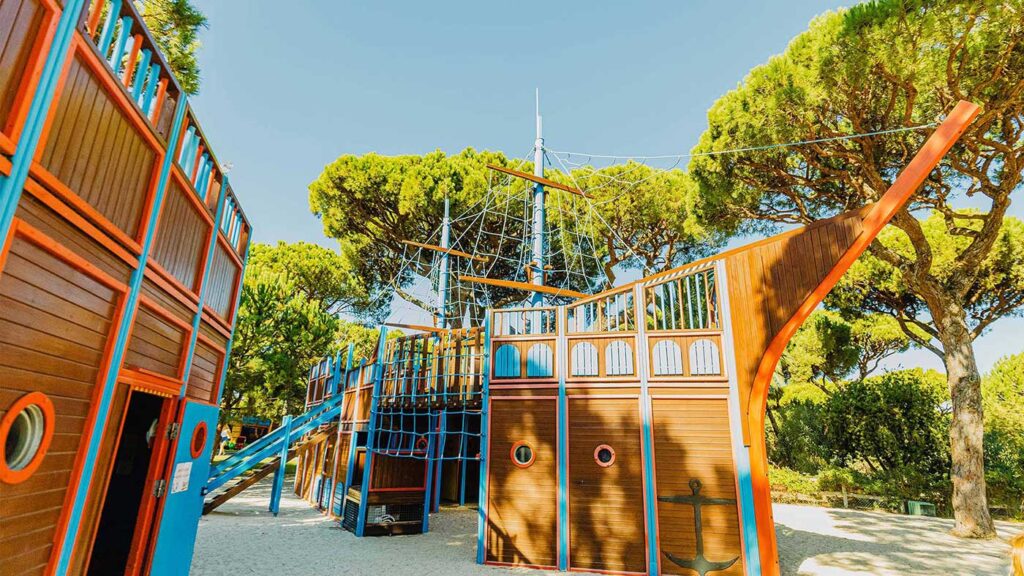 Kids playground at Pine Cliffs Resort