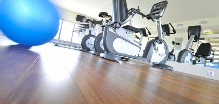 Cardio equipment in a fitness center