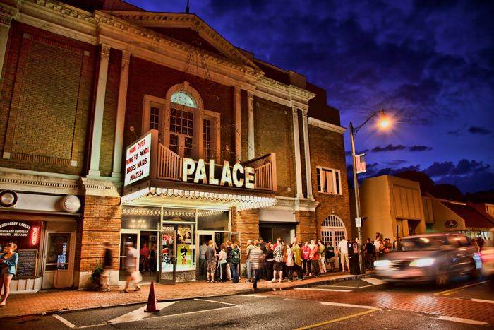 Street view of the Palace Theater in Lake Placid, NY