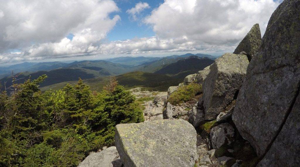 View of the Adirondacks from a hike