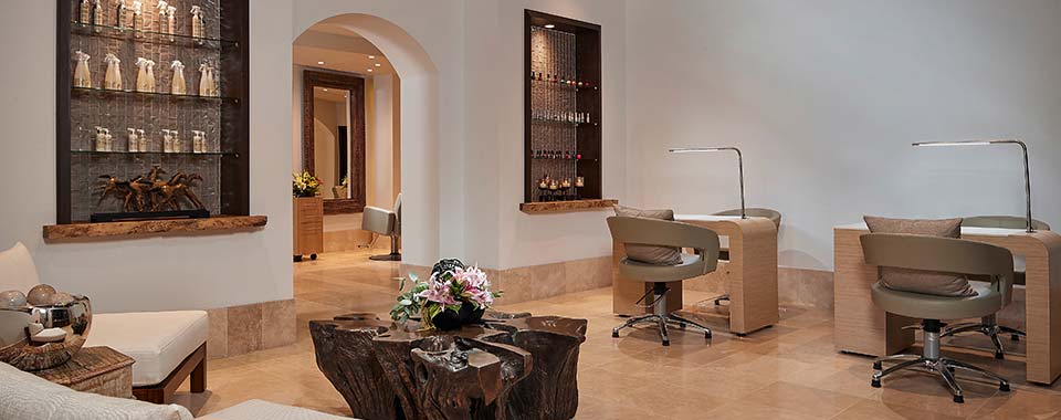 Manicure area of the spa at Grand Solmar at Rancho San Lucas Resort