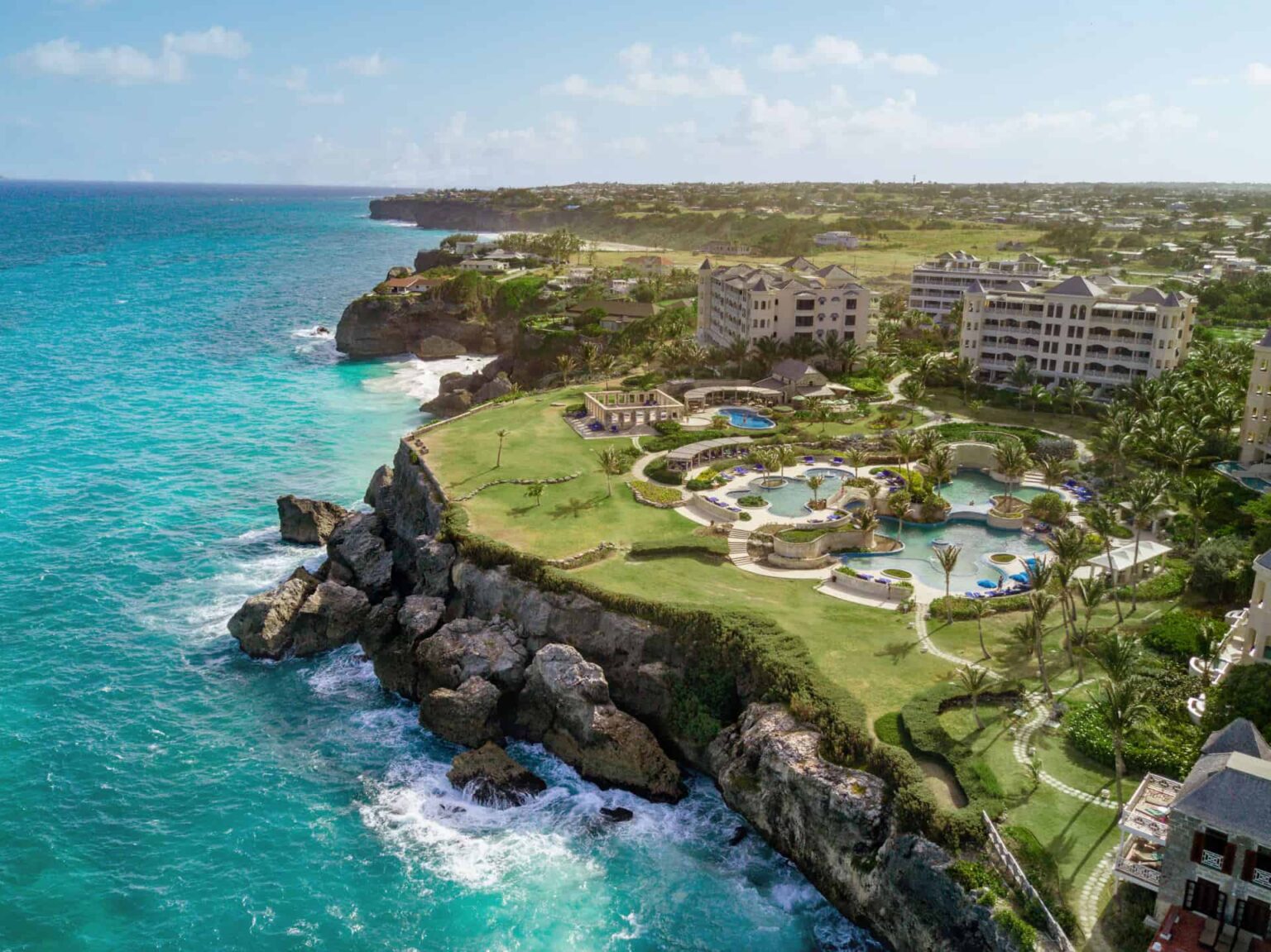 The Crane Resort, a cliffside ocean view resort in St. Philip, Barbados.