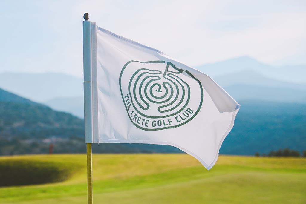 Die Flagge des Golfclubs von Kreta | Kreta, Griechenland