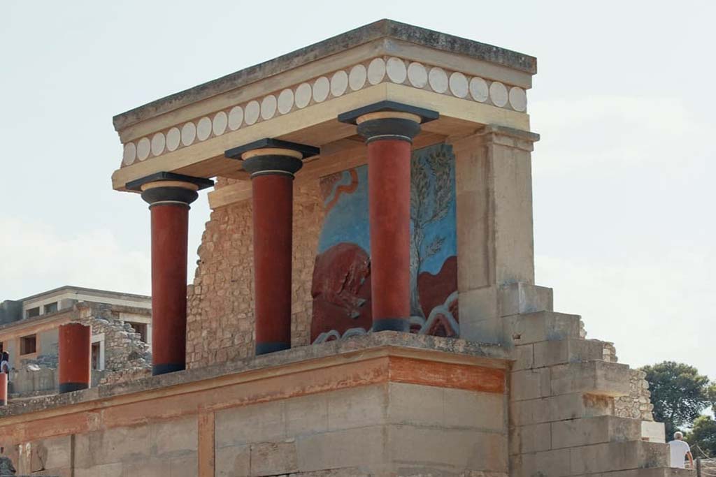 Palacio de Knossos en Creta, Grecia