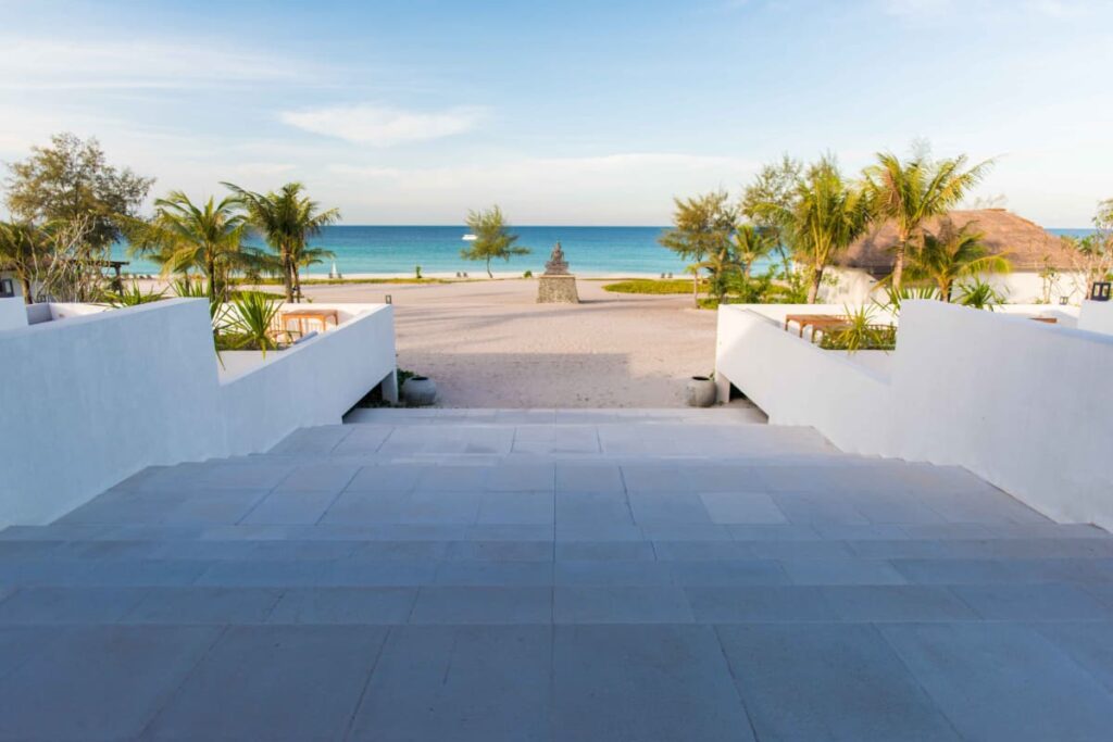 The Royal Sands Koh Rong steps to the beach