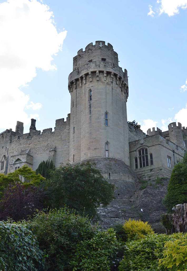 Exterior view of Warwick Castle