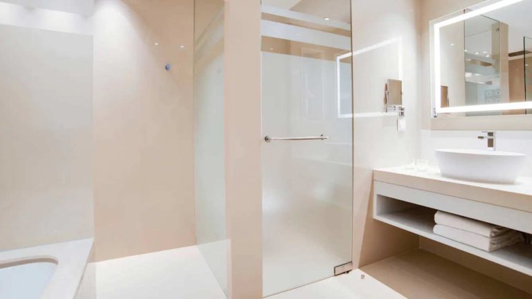 Junior Suite Bathroom with walk-in shower