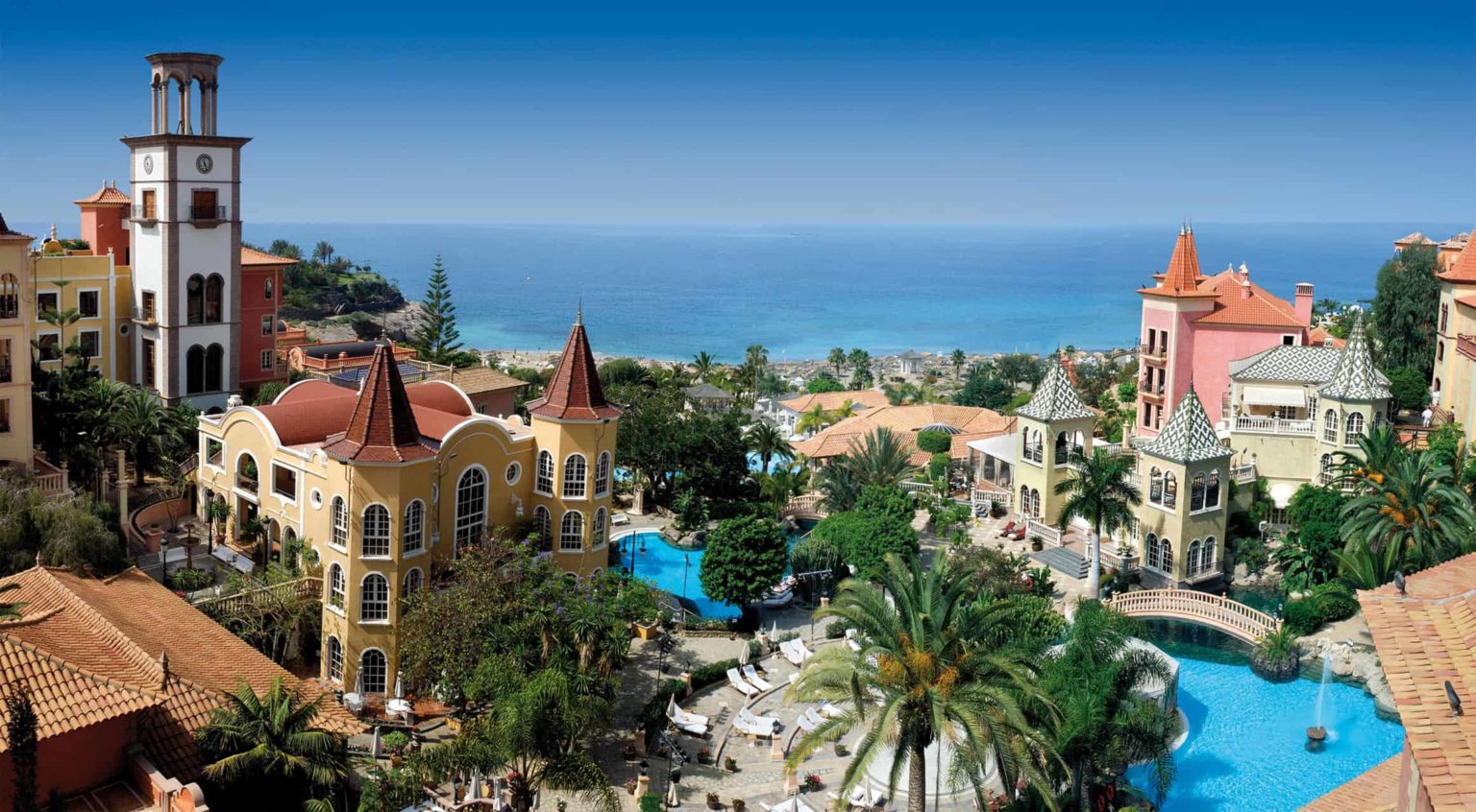Gran Hotel Bahia del Duque overlooking Playa del Duque beach