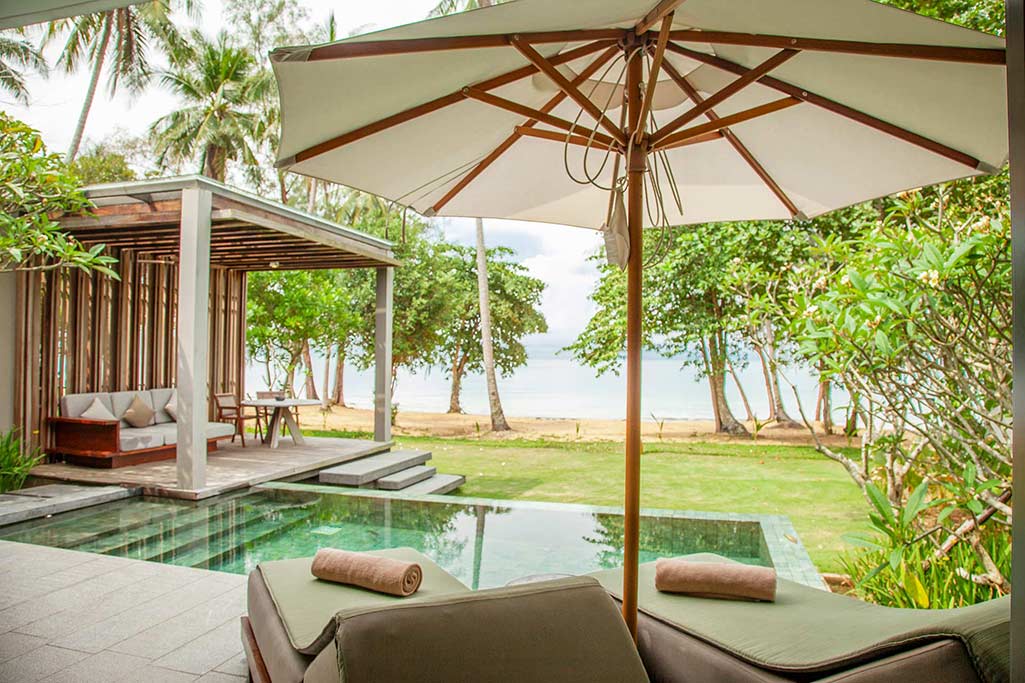 Koh Russey Villas & Resort Villa de 1 habitación frente al mar con patio, piscina y cabaña