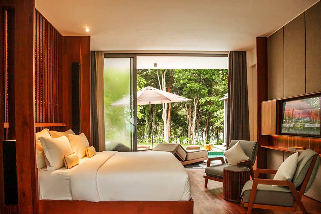 Koh Russey Villas & Resort Villa de 1 dormitorio con vistas dobles y sala de estar