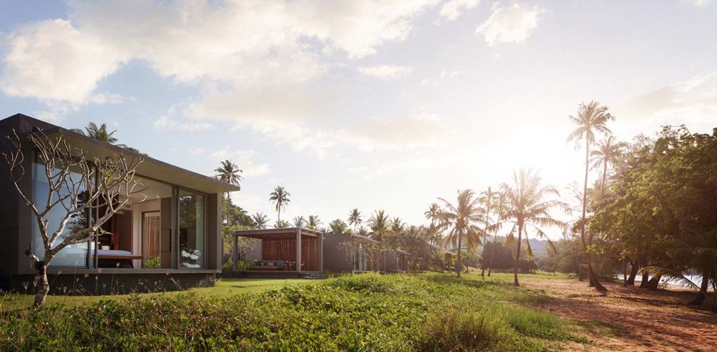 Koh Russey Villas & Resort hilera de villas frente al mar de 2 dormitorios