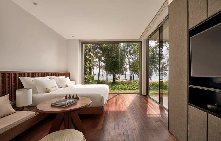 Koh Russey Villas & Resort - Dormitorio Beach Front Pavilion con sala de estar
