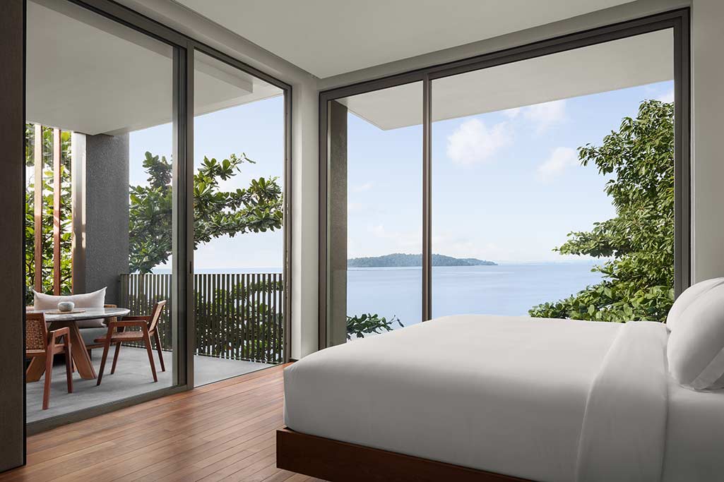Koh Russey Villas & Resort - Habitación Ocean View Pavilion con terraza al aire libre con vista al mar