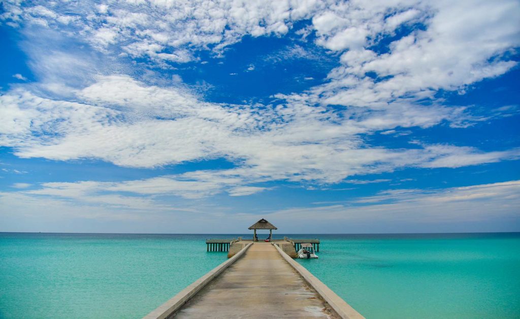 Boat dock at the Royal Sands Koh Rong