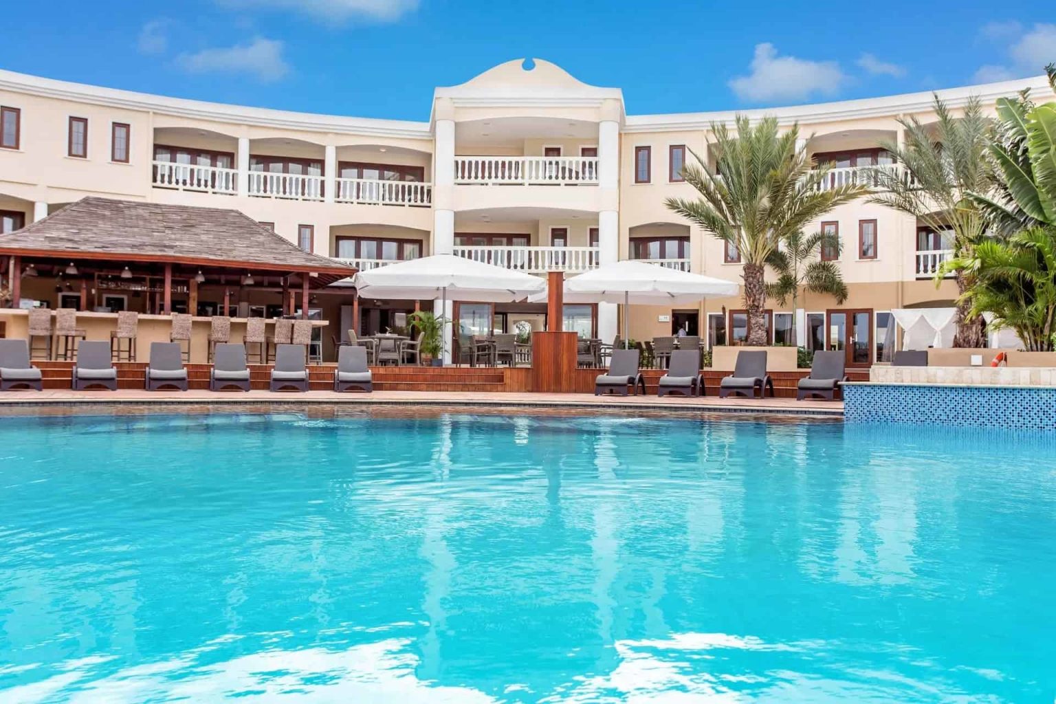 Acoya Curaçao Resort hotel, pool, and pool deck