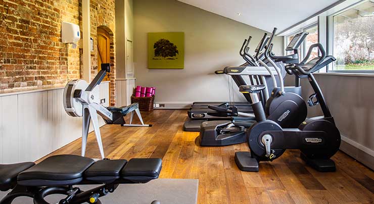 Fitness equipment at the Greenway Hotel Spa