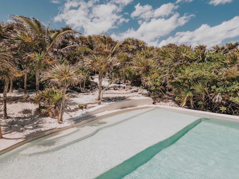 Casa Viento - piscina exterior en el Proyecto Papaya Playa