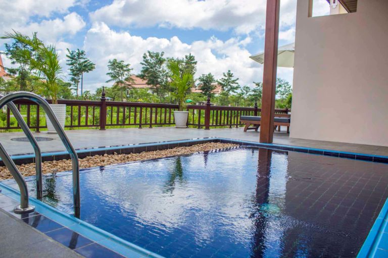 Outdoor pool of the Royal Sokha Villa at the Sokha Siem Reap Resort