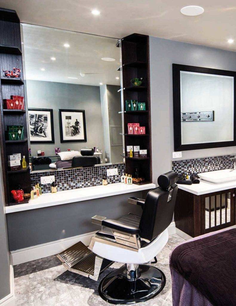 Hair salon at the spa at Bovey Castle