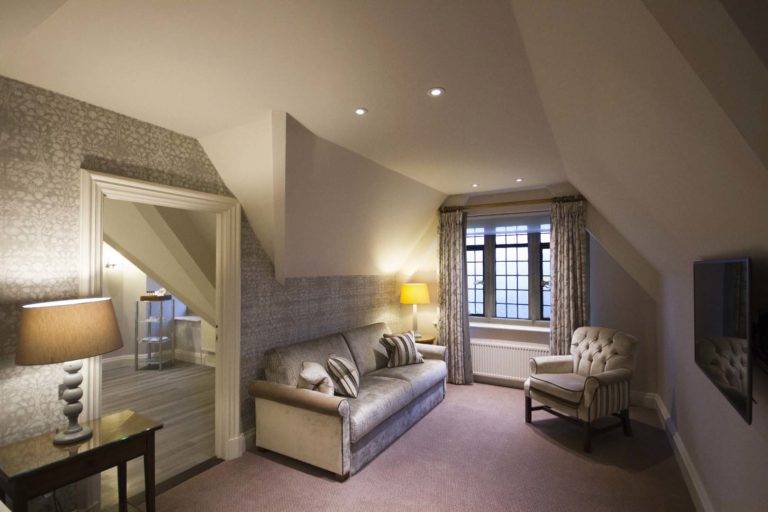 State Room - Bedroom sitting area, and workstation | Bovey Castle