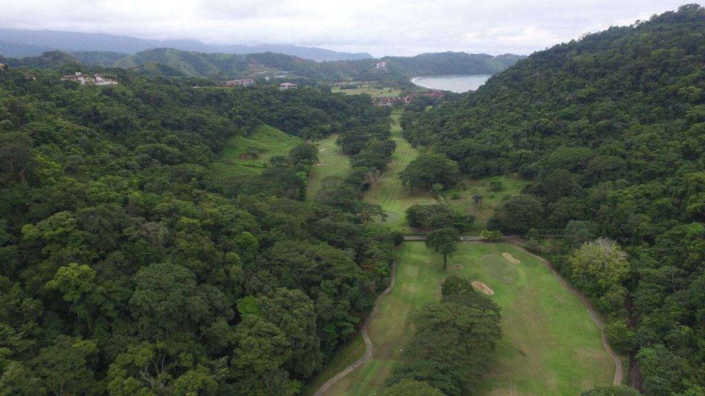Vista aérea del campo de golf La Iguana | Los Sueños Resort & Marina
