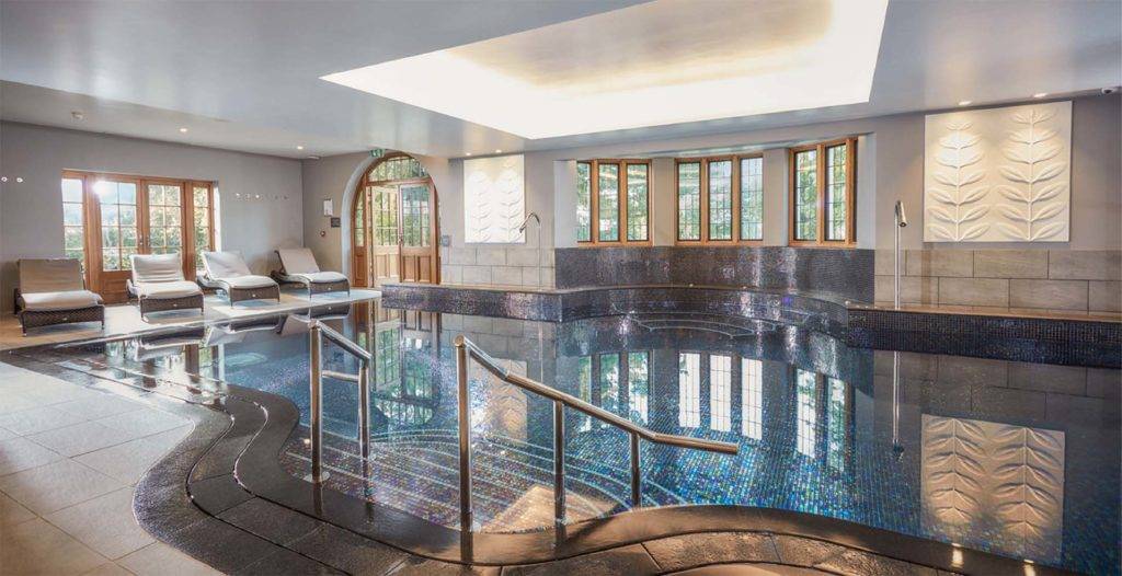 Indoor pool at the Mallory Court Spa