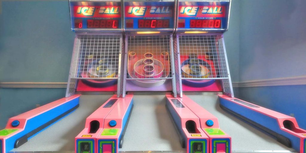 Ski ball machine at the arcade | Nemacolin