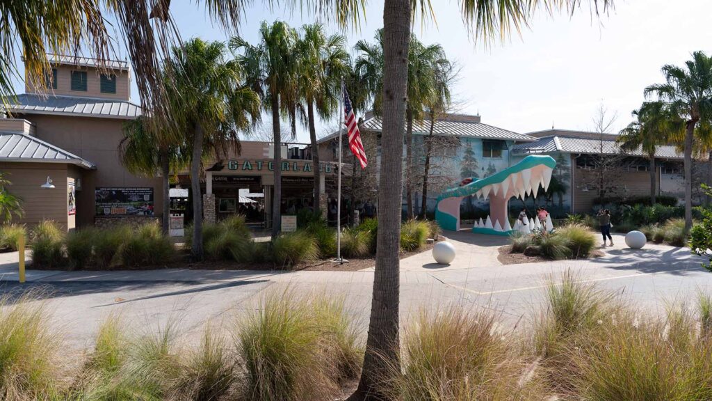 Gatorland theme park entrance in Orlando, Florida