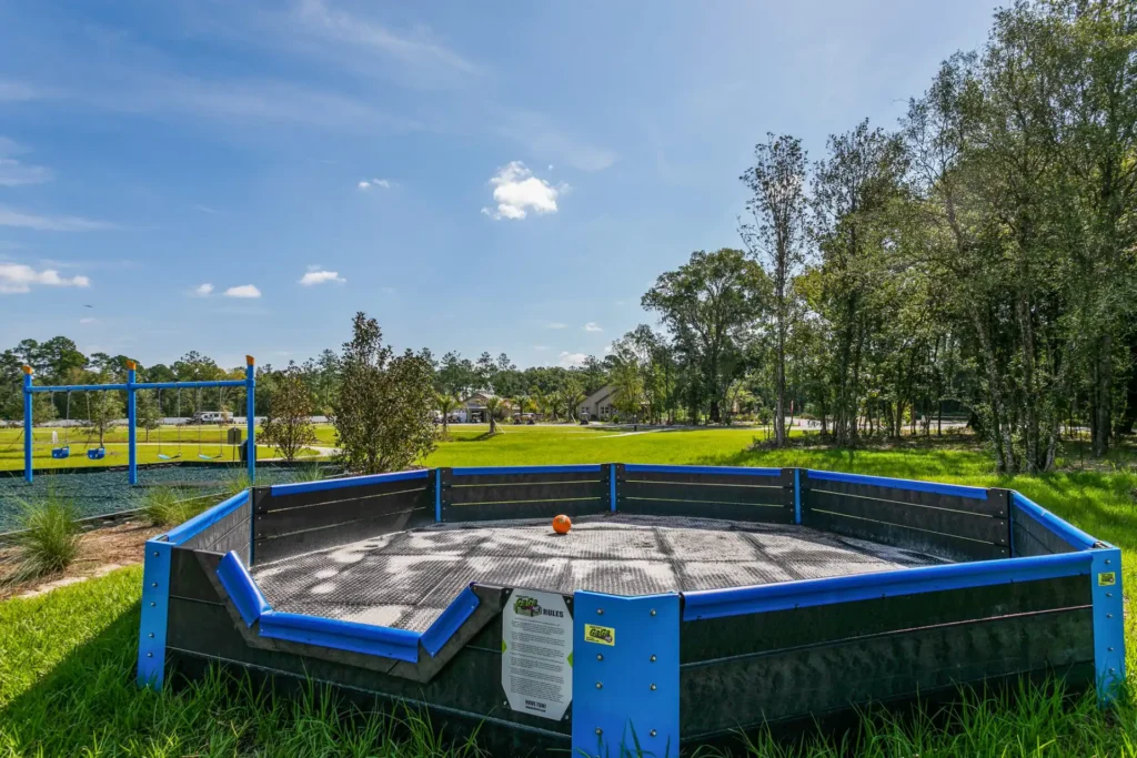 Gaga ball pit at Island Oaks