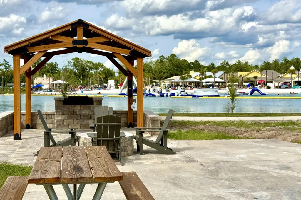Outdoor Oasis pet-friendly RV site at Island Oaks